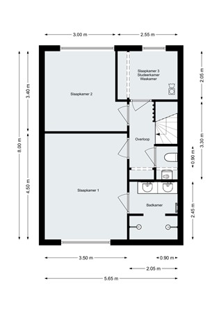 Floorplan - Antwerpsestraatweg 166, 4615 AX Bergen op Zoom
